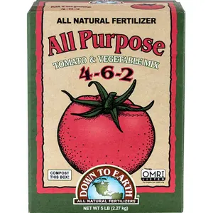 Down To Earth All Purpose OMRI Certified Organic fertilizer for Planting and Gardening