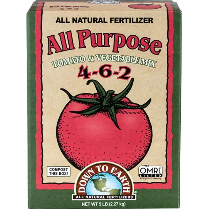 Down To Earth All Purpose OMRI Certified Organic fertilizer for Planting and Gardening