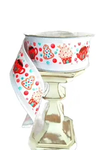 Cupcakes and Cocoa Christmas Wired Ribbon