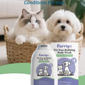 Pet No-Rinse Shampoo for Cats and Dogs, Gentle Formula, Non-Irritating, Hair Care, Fragrant, Easy-To-Use, Ideal for Daily Use