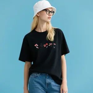 Women's Vintage Flower Casual Boho WildFlower Graphic T-Shirtditsy floral print blouse