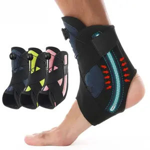 Compression Ankle Brace Support for Men Women Sport Pressure Ankle Sleeve Protector Sprain Recovery Rehabilitation Stabilizer One Piece Unisex Fit