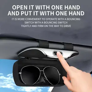 Car Glasses Case, Fashionable Durable Design, Enhance Your Driving Experience, Stylish Storage Solution for Eyewear, Car Storage Organizers