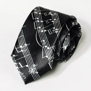 Music-Themed Skinny Tie