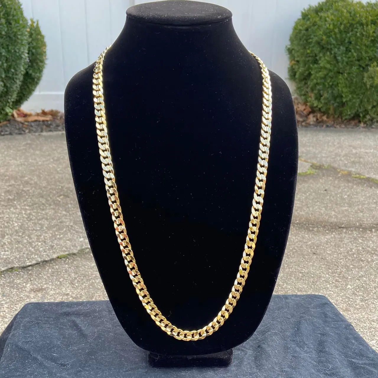 14k Gold Layered Cuban Link Men’s Women’s Chain 30in 10mm