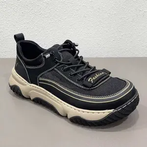 2025 Summer Men's Breathable Mesh Shoes: Thick-Soled, Non-Slip, Wear-Resistant Athletic Shoes. Men's Outdoor Stylish Casual Shoes.