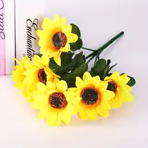 Realistic Sunflower Decoration Set, Perfect for Indoor & Outdoor Spaces, Ideal for Gardens, Thanksgiving, Valentine’s Day, Spring Summer Festivals
