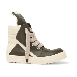 986572 Rick Owens Concordians Jumbo Laced Geobasket Bosco Milk
