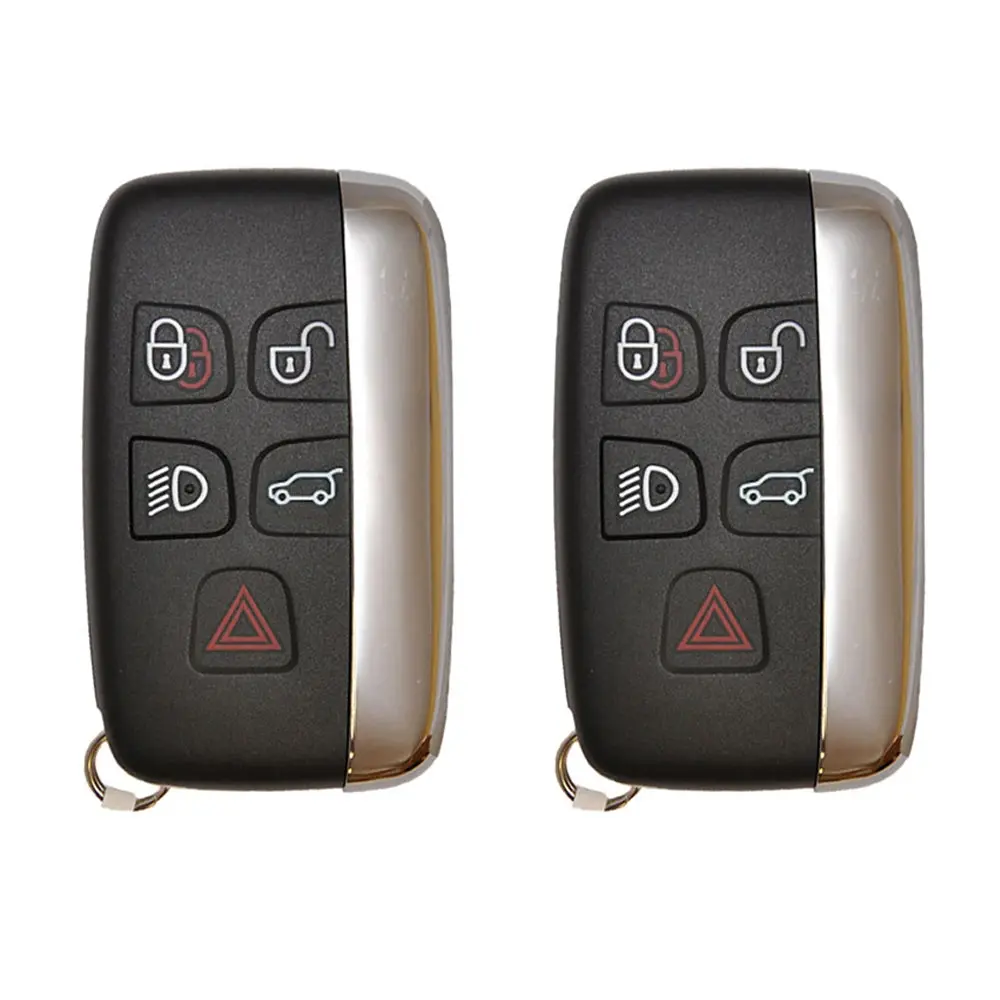 2-Pack Car Keyless Entry Smart Key for 2012-2018 Land Rover - 5B FCC# KOBJTF10A, 315 MHz, OEM Board, CR2032 Brand New Battery, Pre-Tested for Lock/Unlock Functionality