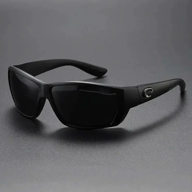 Vintage Sport Polarized Sunglasses Blue Mirror Lens Wrap Frame Outdoor Eyewear UV400