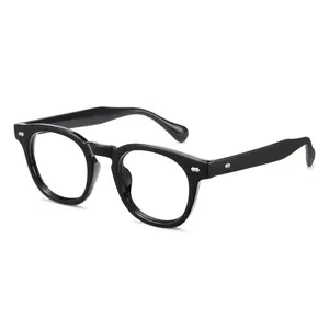 Cyxus Round Blue Light Glasses for Women Men Vintage Computer Glasses with UV Protection - 8155