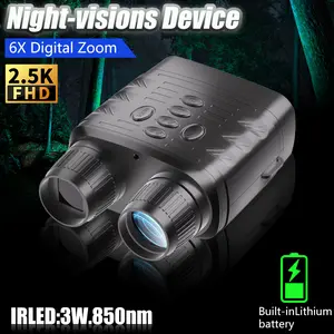 Night Vision Binoculars - 6X 1080P Binoculars Night Vision Binoculars - CMOS HD Day/Night Vision Goggles Device, Full Black Visible, Digital Zoom, Suitable for Hunting, Boating & Outdoor Adventures - Battery Powered, Gift for Men