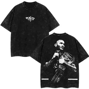Retro Vintage Limited Edition Culture Kings X WWE Randy Orton - WWE4U Wash Tee Clothes Cotton Menswear Soft Oversized T-Shirt IBN
