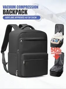 Large Capacity Vacuum Backpack, Ryanair Airline 40x30x20 Cabin Bag, Travel Luggage, Casual Hiking Camping Bag, Unisex Laptop Backpack, Vacuum Seal Backpack