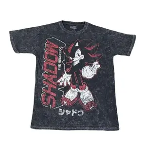 Shadow Shirt Mens Black Shadow Graphic Tagless Cotton Tee