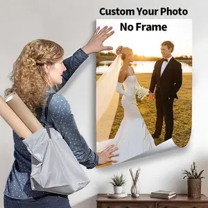 Free Shipping, Photo Canvas Prints Unframed Custom Poster, Create Your Own Poster, Personalized Pictures Customized Poster Printing, Home Decor Wall Art Prints Poster Room Decoration, Christmas Gift