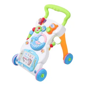 2 in 1 Sit to Stand Baby Walker with Music and Light, Push Toys for Toddlers 1-3 Learning to Walk, Baby Walking Toys for 6 to 12 Months Infants Babies Boys Girls