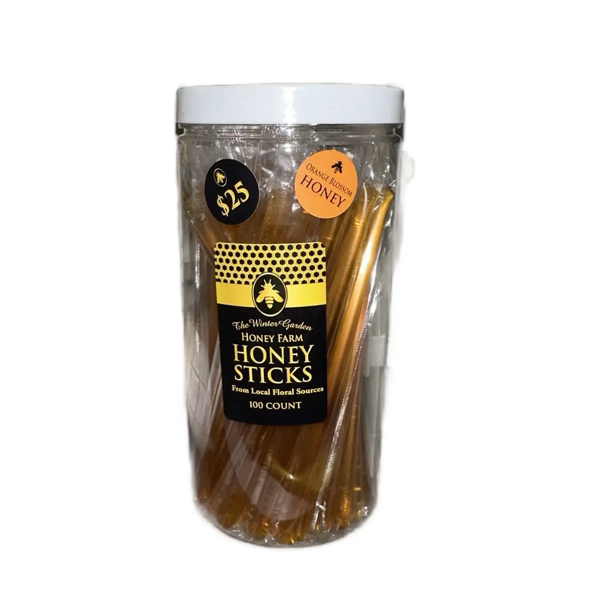 Winter Garden Honey Farm Organic Honey Stir Sticks - Add to Your Favorite Beverage or Snack On the Go Sweet Flavor
