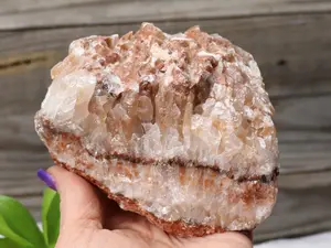 Red Banded Calcite Specimen