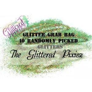 The Glittered Pixiez Glitter Grab Bag! 10 random glitters or glitter Mixes