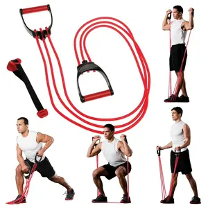 TNT All in One Versatile Resistance Cable System for Lateral, Back, and Side Fitness Exercises