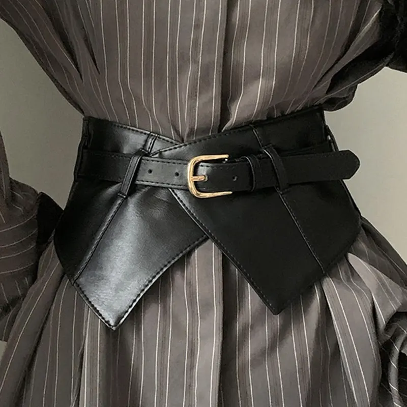 Women's Fashion Patchwork Pu Leather Belt, Casual Dress Belt, Belts for Dresses, Elegant Classic Buckle Belt for Party, Daily Clothing Decor, Trendy All-match & Exquisite Belt for Gift, Fashion Belts, Belt With Buckle