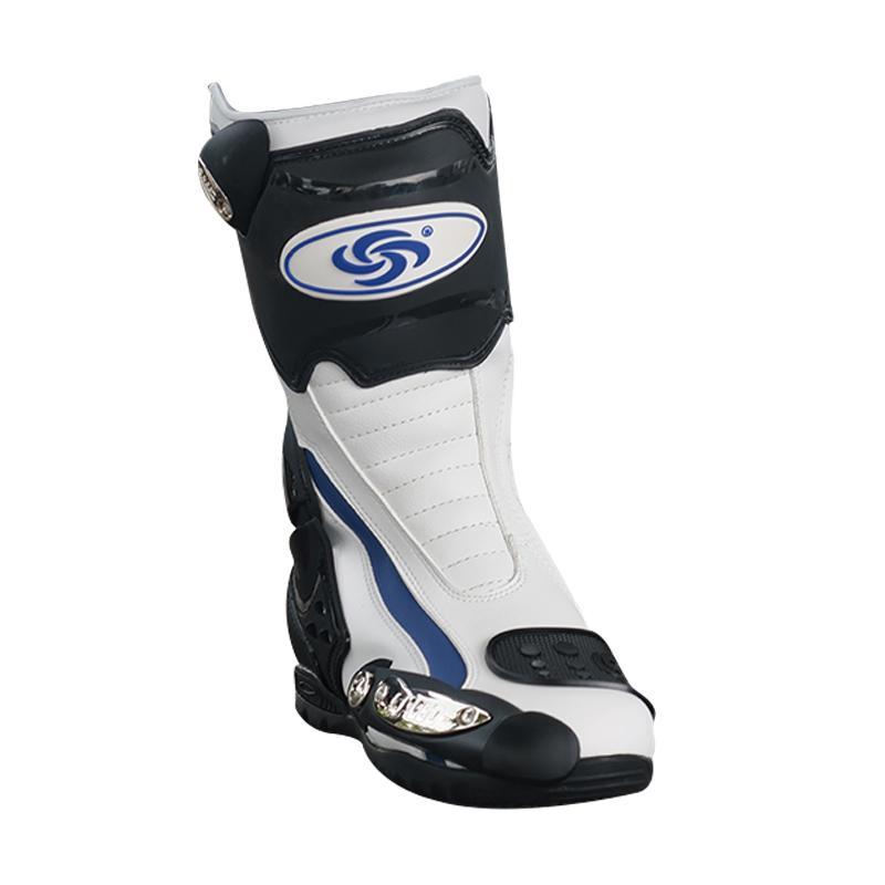 Non-slip and wear-resistant motorcycle riding boots for men and women, high-top with anti-collision ankle protection, breathable, suitable for all seasons, ideal for motorcycling and off-road use