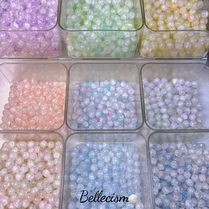 【Crea tu mezcla 3】elige colores en el live/colores cambian/cuentas de vidrio//5-6pulseras/dijes separados/hilo/aguja