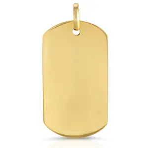 2 inch Dog Tag Pendant (Large)