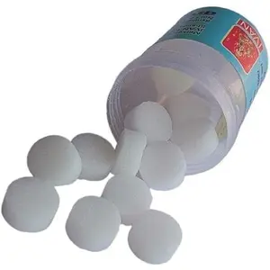 Camphor Tablets for Aroma Therapy, Meditation and Rituals, 10 Gram Jar, Clear