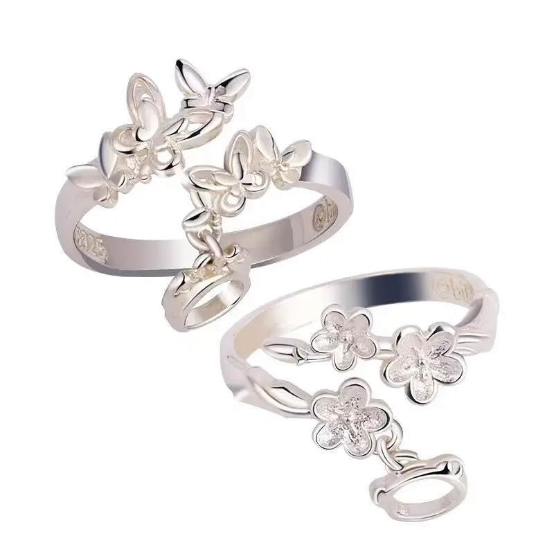 2Pcs/Lot Anime Tian Guan Ci Fu Xie Lian Hua Cheng Cosplay Ring Heaven Official’s Blessing Rings Christmas Couple Jewelry Gift