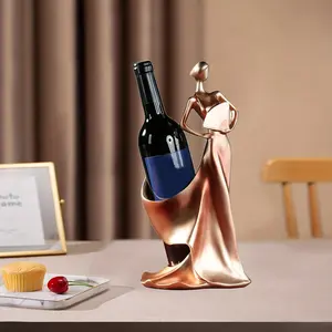 Dancing Girl Design Wine Rack, Creative Home Decoration Wine Rack, Restaurant Kitchen Bar Decoration Wine Clip, Home Decor, Utensils
