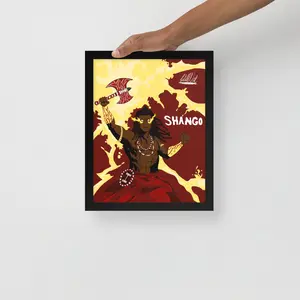 Framed Shango Poster