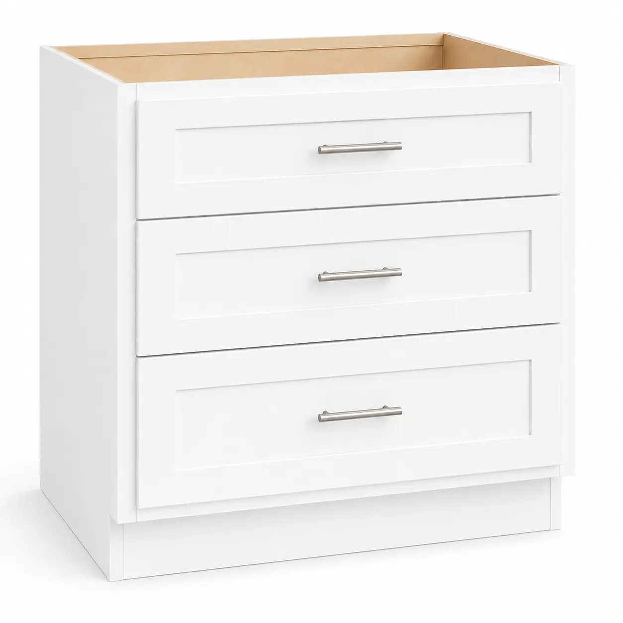 3DB27 Three Drawer Base Cabinet | 27" Wide x 34-1/2" High | Launch Cabinet Collection