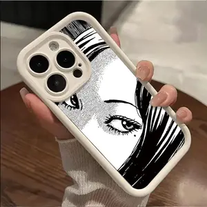 Manga Eyes Close up Dance Phone Case for iPhone 17 AIR 17 PRO 16 PRO 15  PRO MAX  14 PLUS 13 PRO 12 11 PRO XS MAX X XR Samsung Galaxy S25 Ultra S24 S23 S22 Plus Shockproof Protective Cover Full Protection Anti-Drop