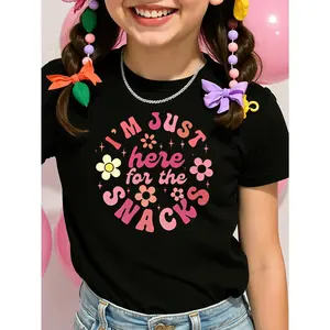 I'm Just Here For The Snacks Unisex T-shirt stocking stuffers for girls cute clothes for teens youth clothing teen girl clothes teen stuff for girls kids stuff for girls girls stocking stuffers kids stuff for boys All-Season Wear kids stuff