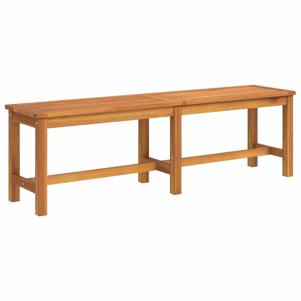 vidaXL Garden Bench, Patio Bench Outdoor Seating with Wooden Frame, Garden Park Bench for Porch Backyard Entryway, Solid Wood Acacia 319420