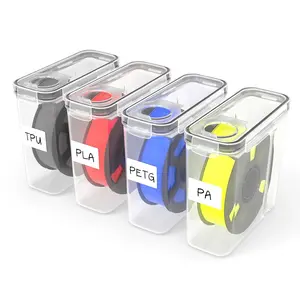 4 Pack 3D Printer Filament Storage Box Reusable Silica Gel Desiccants for 1KG PLA/ABS/PETG Filament Spools