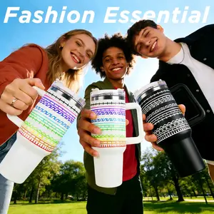 40 Oz Stainless Steel Hidden Message Tumbler Cup with Handle and Straw for Women Men Valentine's Day Birthday Gifts Set, Keep Cold, Hot & Ice, Flasks funny Tumbler Drinkware Tea Iced  , Sarcastic Design Funny Coffee Cug for Coworkers & Work outdoorfun