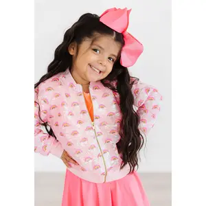 Pink Rainbow Sequin Jacket