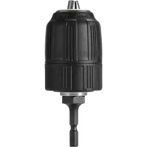 Keyless 1/2"(13mm) Drill Chuck Drill Chuck Adapter for Impact Driver Quick Connect