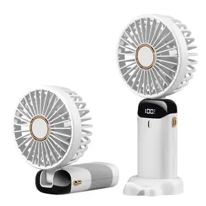Handheld Turbo Fan with Phone Holder,Silent Fan for Outdoor Travel Office, Portable Multifunction Mini Fan, Cordless Oscillating Fan, Usb Powered Fan,Camping, Outdoor SportsCooling Gear for Leisure & Indoor Recreation Use