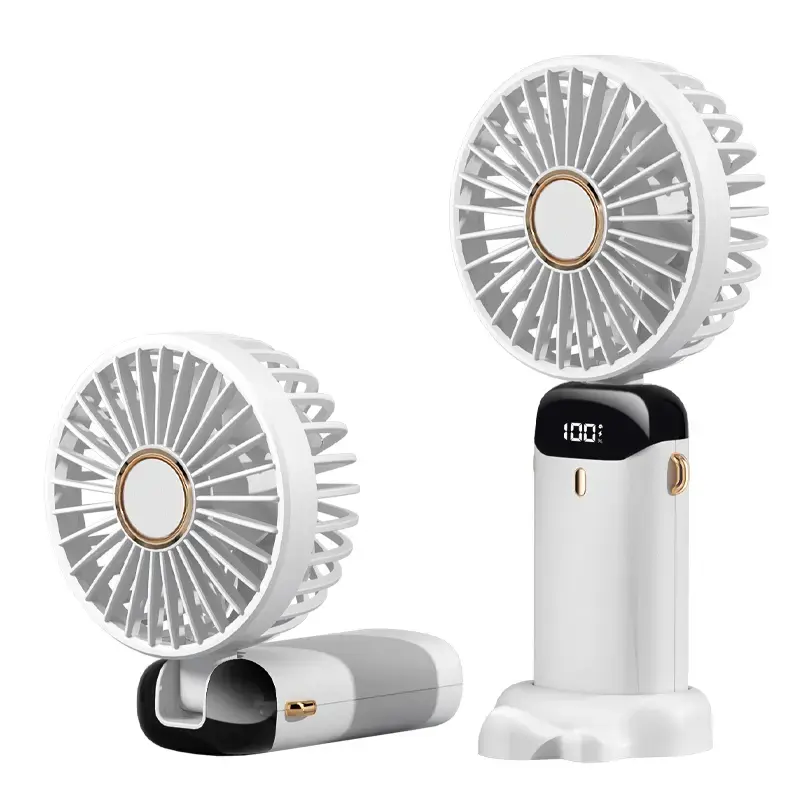 Handheld Turbo Fan with Phone Holder,Silent Fan for Outdoor Travel Office, Portable Multifunction Mini Fan, Cordless Oscillating Fan, Usb Powered Fan,Camping, Outdoor SportsCooling Gear for Leisure & Indoor Recreation Use personal