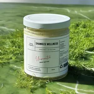 Unscented Body Butter for Deep Nourishment and Soothing Sensation with Organic Oils - Moisture Remedy Hydrating Eczema Body Care