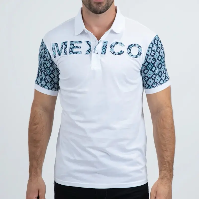 Men’s Western Mexico Polo Shirt – Stretch Cotton