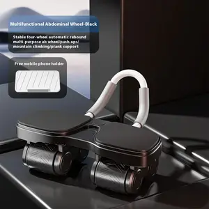4-Wheel Auto Rebound Ab Roller