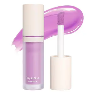 Liquid Matte Blush – Long-Lasting Natural Cheek Tint | High-Pigment Lightweight Cream Blush for Women & Girls (06 Lavender)