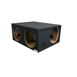 12 in Four Hole : 2 Front : 2 Side Sealed Subwoofer Enclosure Precision CNC-Cut, Premium MDF Construction. Proudly USA Made.