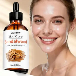 Premium Grade Sandalwood Essential Oi, aromatherapy oil, suitable for all skin types, long-lasting fragrance, can be used in hair care, skincare, and home products, a perfect gift for loved ones - 1 bottle-30ML