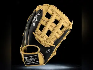 Rawlings Custom 12.75” H-Web Black Speed Shell Camel Heart of the Hide Outfield Glove